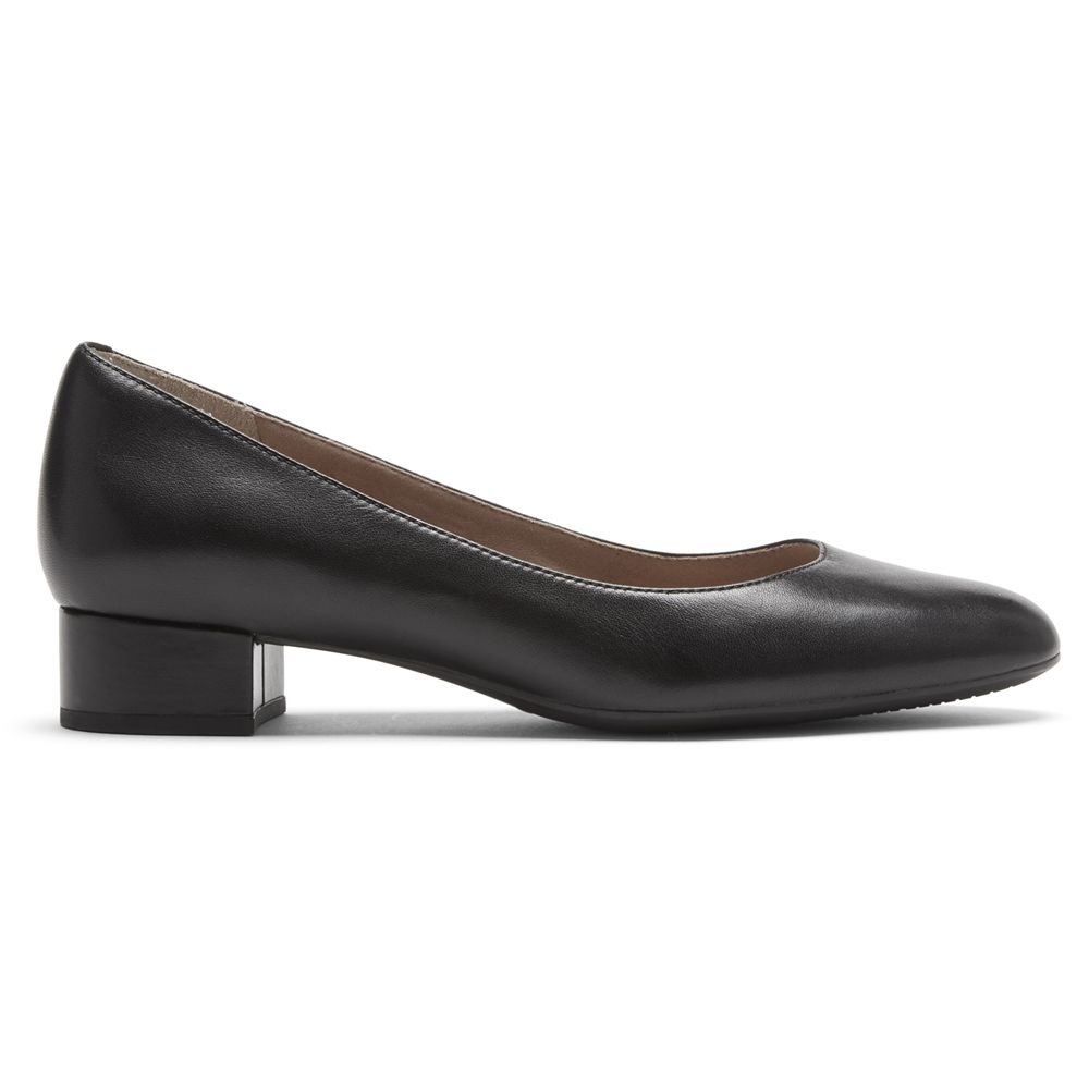 Rockport Total Motion Maricel Heel - Womens Pumps - Black - NZ (MIU-183549)